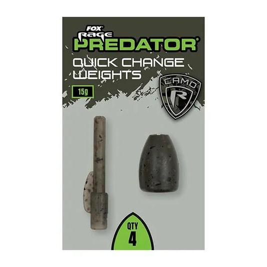 Fox Rage Predator Camo Quick Chnage Weights Boxed