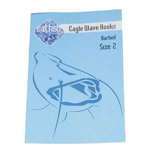 Eagle Wave Catfish Hooks Barbed or Barbless